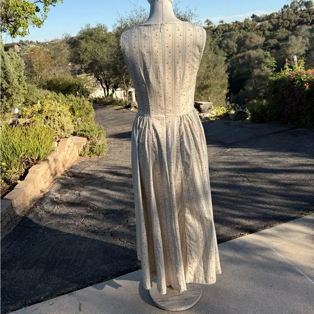 7 For All Mankind Cream Maxi Dress - Picture 5 of 7